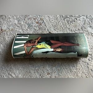 Vintage Ricma Imola 70s Magazine Graphic Clutch Made In Italy Rare Kiss Lock